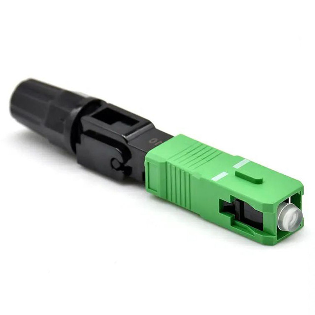 Telecommunication Fast LC Optical Fiber Cable Connector Assembly Pre-Polished Field FTTH Singlemode Fiber Optic Equipment CFOFC
