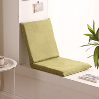 Canapé pliable inclinable Tatami, coussin de sol, design moderne et minimaliste, revêtement en tissu, rembourrage en mousse haute élasticité