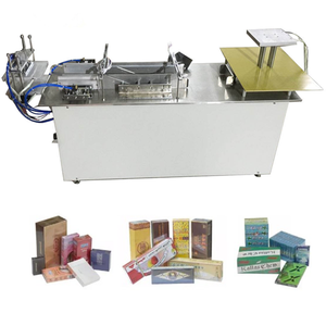 Nhỏ nhãn hiệu bán tự động thuốc lá gói giấy bóng kính hộp Bopp phim thu nhỏ bọc gói bao bì niêm phong máy để bán - Product Image 2