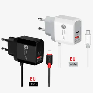 Best Verkopende Producten In Europa 5V 2.4a Plug Pd Mobiele Telefoon Oplader Qc3.0 Usb Lader