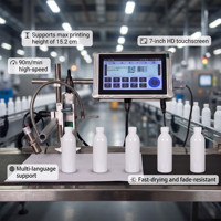 Machine d'impression numérique intelligente multifonctionnelle pour codes de date, dateur de données, marquage jet d'encre TIJ en ligne