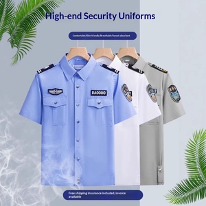 Chemise de travail de sécurité Tengue style 2011 en mélange de coton, à manches courtes, pour l'été, tenue de garde, nouveau style, séchage rapide - Product Image 5