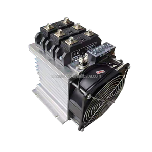 三相 SSR-120DA-3H/SSR-150DA-H 120A/150A 3V-32V 480V DC-AC 高出力ヘビーソリッドステートリレー ラジエーターファン - Product Image 2