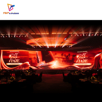 Pantalla LED Modular TOPvision 500x500 500x1000 para Interiores y Exteriores, Pantalla de Alquiler para Escenarios, Stands de Exhibición y Ferias Comerciales