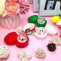 Nouveau style, jouets à presser en forme de petits pains vapeur à expression mignonne de dessin animé, vente en gros, cadeaux de Noël pour enfants, jouets en caoutchouc souple 3D