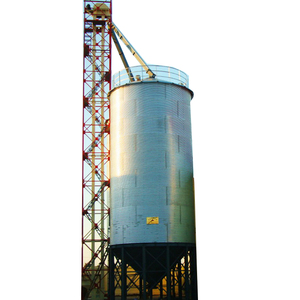 Silo à cône 55 tonnes 200 m3 mini silo réservoirs capacité de stockage de blé 10 tonnes silo de maïs à vendre stockage de céréales 5 tonnes - Product Image 1