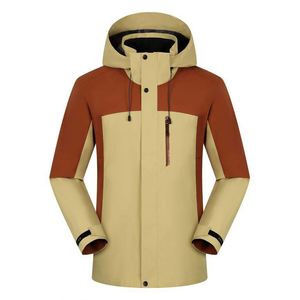 Veste de randonnée imperméable 3 en 1, logo personnalisé, veste coupe-vent unisexe à capuche, veste d'extérieur pour homme - Product Image 6