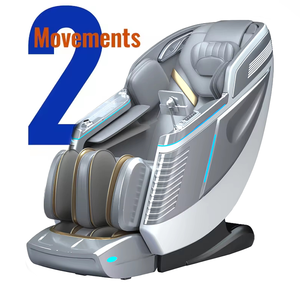 Fauteuil de massage CITICITY à double moteur 3D zéro gravité, chauffage électrique Shiatsu, masseur corporel complet, fauteuil de massage de luxe à rail SL - Product Image 1