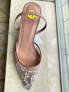 Décolleté Estive <span class=keywords><strong>da</strong></span> <span class=keywords><strong>Donna</strong></span> QuiteS in Rete con Fiori Ricamati, Sandali <span class=keywords><strong>da</strong></span> Sposa <span class=keywords><strong>Eleganti</strong></span> con Tacco a Spillo Sottile - Product Image 5