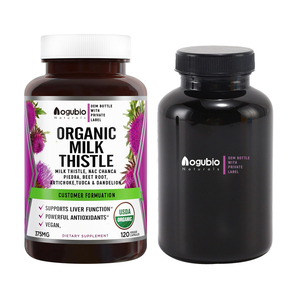 Pasokan pabrik OEM suplemen dengan ekstrak akar <span class=keywords><strong>Dandelion</strong></span> Susu Thistle/kapsul kesehatan hati kunyit Liposomal Susu Thistle - Product Image 2