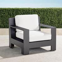 Mobilier de jardin en aluminium brossé, meubles d'extérieur modernes, canapé avec coussin, en métal, pour hôtel