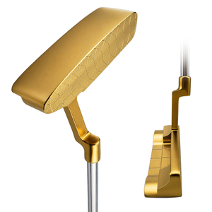 Putter de golf droitier de haute qualité en acier inoxydable 431 plaqué or PVD poignée en caoutchouc populaire pour <span class=keywords><strong>les</strong></span> dames messieurs - Product Image 1