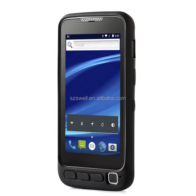 Optional Tempered Glass Rubber case 5'' FCC CE ROHS Certified Android Rugged Smartphone 2d Barcode Scanner