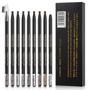 8 रंग उच्च गुणवत्ता हार्ड निविड़ अंधकार भौं पेंसिल सबसे अच्छा बेच प्राकृतिक लंबे समय तक चलने टैटू भौं उपकरण की आपूर्ति