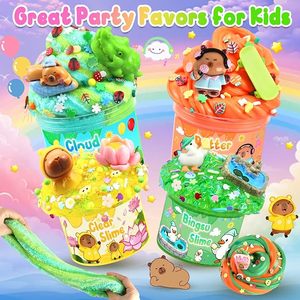 Capybara <b>Slime</b> <b>Kit</b> with Cloud Butter Clear Bingsu <b>Slime</b> Charms Add-ins Gift Cards Party Favors Wholesale OEM ODM Factory Supply - Product Image 3