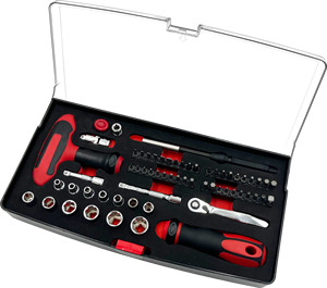 Kit de Herramientas Manuales de Acero Inoxidable Personalizadas OEM con Marca Propia Disponible para Pedidos al por Mayor con MOQ Flexible - Product Image 1