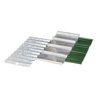 Tôle ondulée en zinc du fabricant, 0,40 mm, pour toiture, tôle de toiture métallique galvanisée ondulée