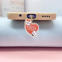 Personnalisation de la prise de poussière de téléphone mignon charme Kawai Charge Port Plug