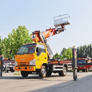 Camion de remorquage 4X2 Wrecker 5ton grue à flèche télescopique bras isolé camion de travail aérien - Product Image 3