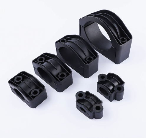 JGW High Voltage FTTH Cable Clamp Single Core Power Cable Fixing Heavy Duty Electrical Holder High-Strength Engineering Plastic