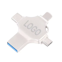 Memoria USB Flash OTG 4 en 1 Gitra con Diseño Único de Cruz para Teléfono Inteligente 8GB 16GB 32GB 64GB 128GB 256GB 512GB