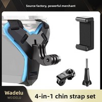 Support universel 5-en-1 pour téléphone et caméra d'action, 360° °   Support rotatif avec pince réglable pour GoPro Insta360 DJI