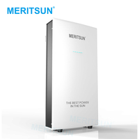 تكنولوجيا حاصلة على براءة اختراع بطارية حائطية من MeritSun 2 نظام طاقة شمسية مدمج بمحول وبطارية ليثيوم