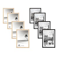 Cadre photo rustique en bois, grain naturel, à suspendre, personnalisable avec logo, vente en gros pour la décoration de la maison et des hôtels