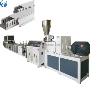 Pvc Cable Wire Trunking Profile Extrusion Line Pvc Cable Wire Conduit Making Machine