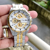 Nouvelle Montre Homme Luxe Simple 2025 Mouvement Quartz Chronographe Acier Inoxydable 22mm Bicolore Étanche 100M Cadran à Aiguilles