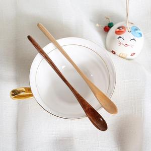 <span class=keywords><strong>Cuchara</strong></span> de café de madera con mango largo, <span class=keywords><strong>pequeña</strong></span>, mezcladora de té, <span class=keywords><strong>miel</strong></span>, logotipo personalizado, venta directa de fábrica - Product Image 4