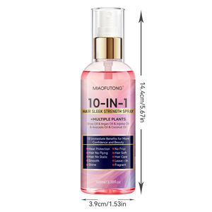 Portable 100ml 10-in-1 Leave-In <b>Hair</b> <b>Spray</b> Moisturizing <b>Hair</b> Treatment <b>for</b> Dry Frizzy <b>Hair</b> Smoothing Detangling - Product Image 3