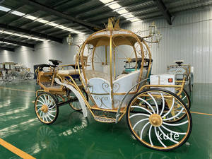 Chariot de princesse citrouille, chariot électrique élégant, chariot de Cendrillon - Product Image 3