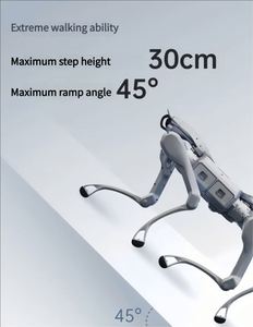 Chien robotique Unitree A2 de qualité industrielle, intelligent, à commande IA, pour le sauvetage, capable de naviguer dans les terrains extrêmes et de supporter de charges lourdes - Product Image 5