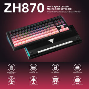 Teclado Mecánico <span class=keywords><strong>para</strong></span> Juegos Zornher ZH870 <span class=keywords><strong>de</strong></span> 88 Teclas con Retroiluminación RGB, Programable y Ejes Silenciosos - Product Image 2