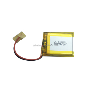 Batteria <span class=keywords><strong>Li</strong></span>-<span class=keywords><strong>Po</strong></span> SUN EASE CE ROHS 5mm 3.7V 500mAh per Smartwatch, Modello 503035 - Product Image 5
