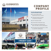 Niveleur de quai Everbesten avec coussin d'air, pont en acier antidérapant Q235 de 8 mm, capacité de 6 à 15 tonnes pour quai de chargement d'entrepôt frigorifique