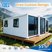 Casa Contenedor Expandible de 15 Pies, 20 Pies, 40 Pies, Estándar AU, Tipo Granny Flat, 2, 3, 4 Dormitorios, Resistente a Huracanes, 5 Años de Garantía, Casa Móvil