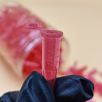 Tubes de microcentrifugation IKEME 0,5 ml 1,5 ml, tubes de laboratoire transparents à fond conique imprimés pour tests chimiques