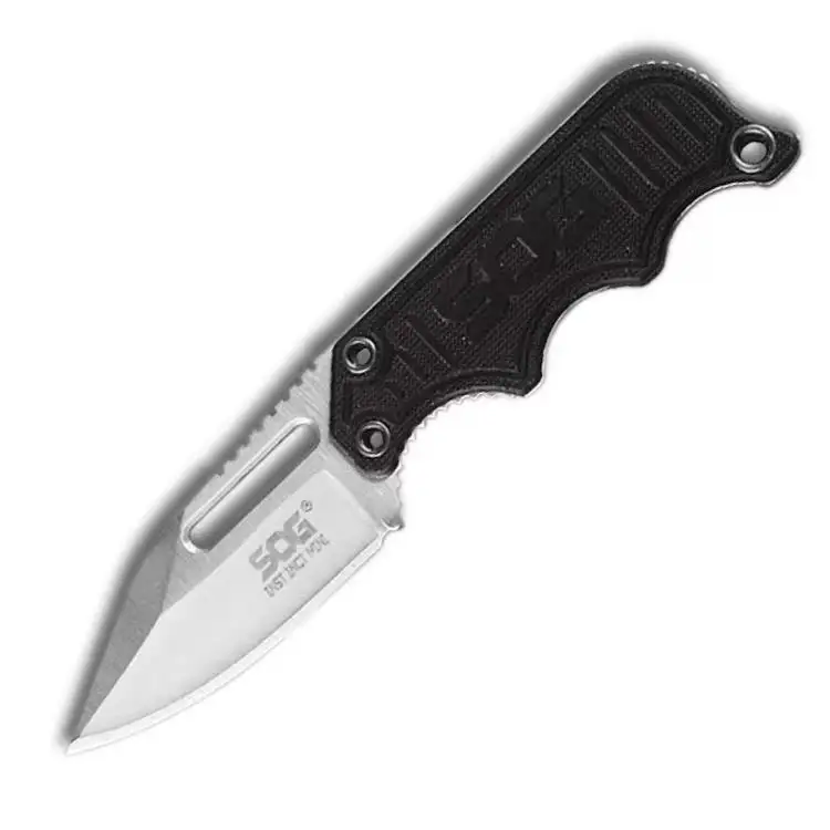 Mini EDC Outdoor Fixed Blade Knives Tactical camping Pocket knife with Sheath and necklace