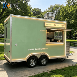 Food Truck Ristorante Completamente Attrezzato, Carrello Mobile per Fast Food, <span class=keywords><strong>Container</strong></span> Cucina Commerciale per Attività di Ristorazione - Product Image 4