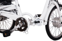 Bicicleta de 3 ruedas de 7 velocidades con neumáticos Kenda V Sistema de frenado Pedal ordinario y material de horquilla de acero