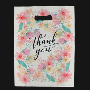 Großhandel benutzer definierte Kunststoff wasserdichte Stoff Einzelhandel Einkaufstasche Luxus bedruckte gestanzte Taschen mit Logo - Product Image 6