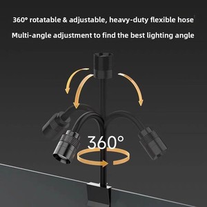 <span class=keywords><strong>Foco</strong></span> <span class=keywords><strong>LED</strong></span> de espectro completo de aleación de aluminio con temporizador y ahorro de energía para acuarios pequeños y paisajismo acuático - Product Image 3