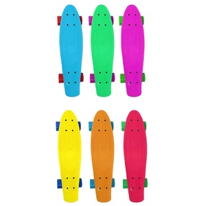 Skateboard en forme de poisson à bas prix, multicolores, <span class=keywords><strong>mini</strong></span> cruiser, skateboard rétro pour débutants - Product Image 5