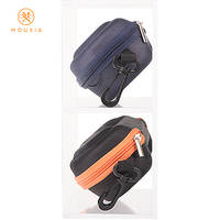 Étui à lunettes portable en EVA avec mousqueton, boîte rigide antichoc à fermeture éclair, rangement pour lunettes de voyage en extérieur
