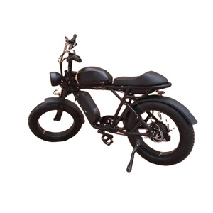 Vélo électrique rétro vintage à pneus larges de 20 pouces avec batterie amovible à vendre - Product Image 1