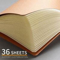 Carnets à couverture souple en papier kraft cousus, pages lignées, pour l'école, avec impression de logo personnalisé, vente en gros