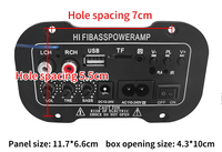 Toptan A5 profesyonel DC12V 24V ev ve araç ses kurulu BT amplifikatör dahili bluetooth Subwoofer alıcısı ve USB mikser ile