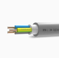 Kabel Listrik Nym 3X1.5 mm 3X2.5 mm Isolasi PVC Konduktor Tembaga Kabel Kawat Nym PVC Kabel Las Berkualitas Tinggi